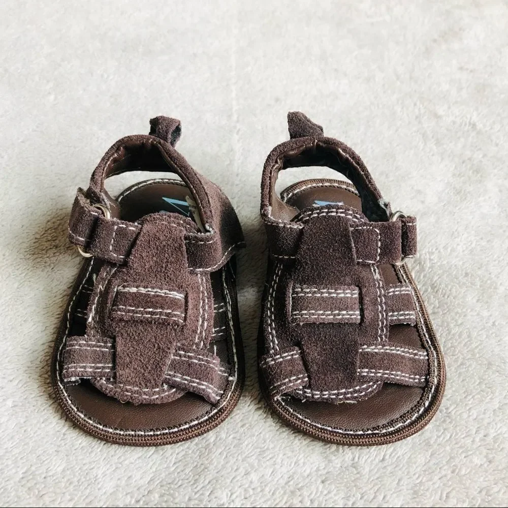 Vitamins Baby Soft Suede Fisherman Sandals